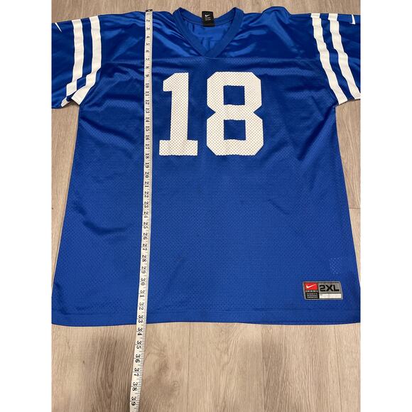 Football Jersey Mens XXL Peyton Manning #18 Nike NFL Denver Broncos Game Player - Picture 4 of 6